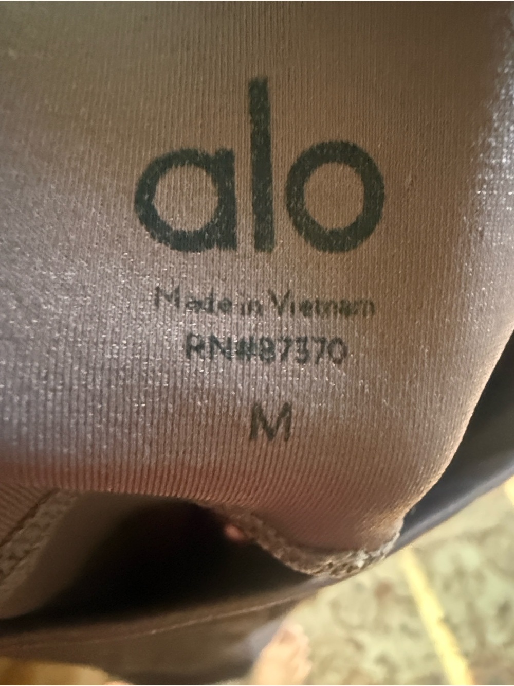 Alo Yoga High Waist Shine Leggings Brown Size M - Picture 4 of 5